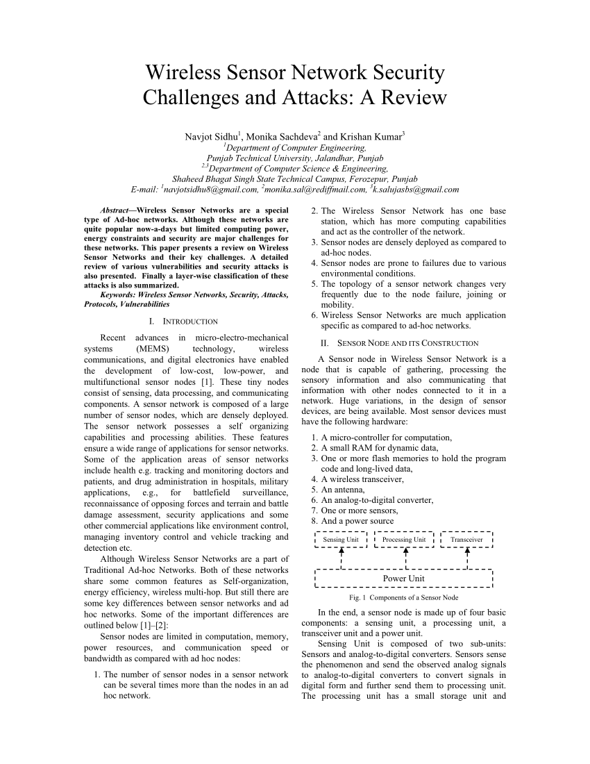 literature review on wireless network security