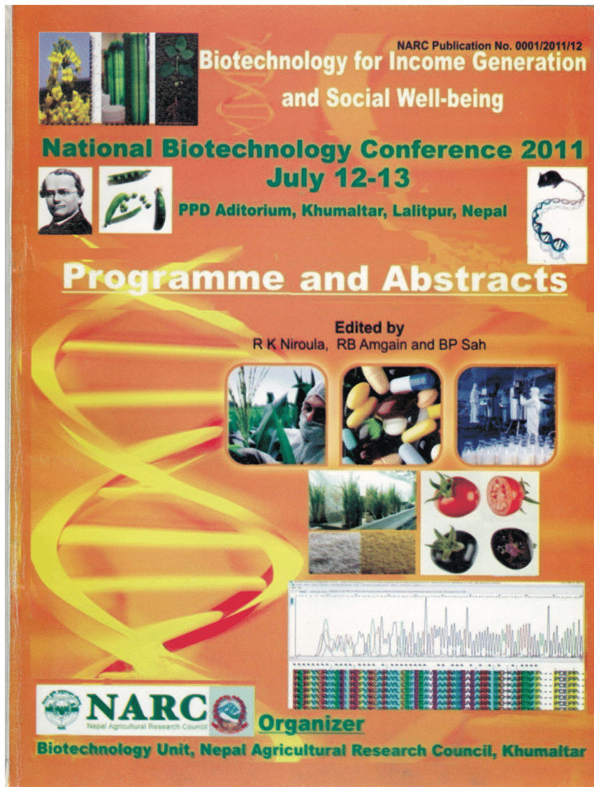 (PDF) National Biotechnology Conference 1213 July 2011 at Lalitpur