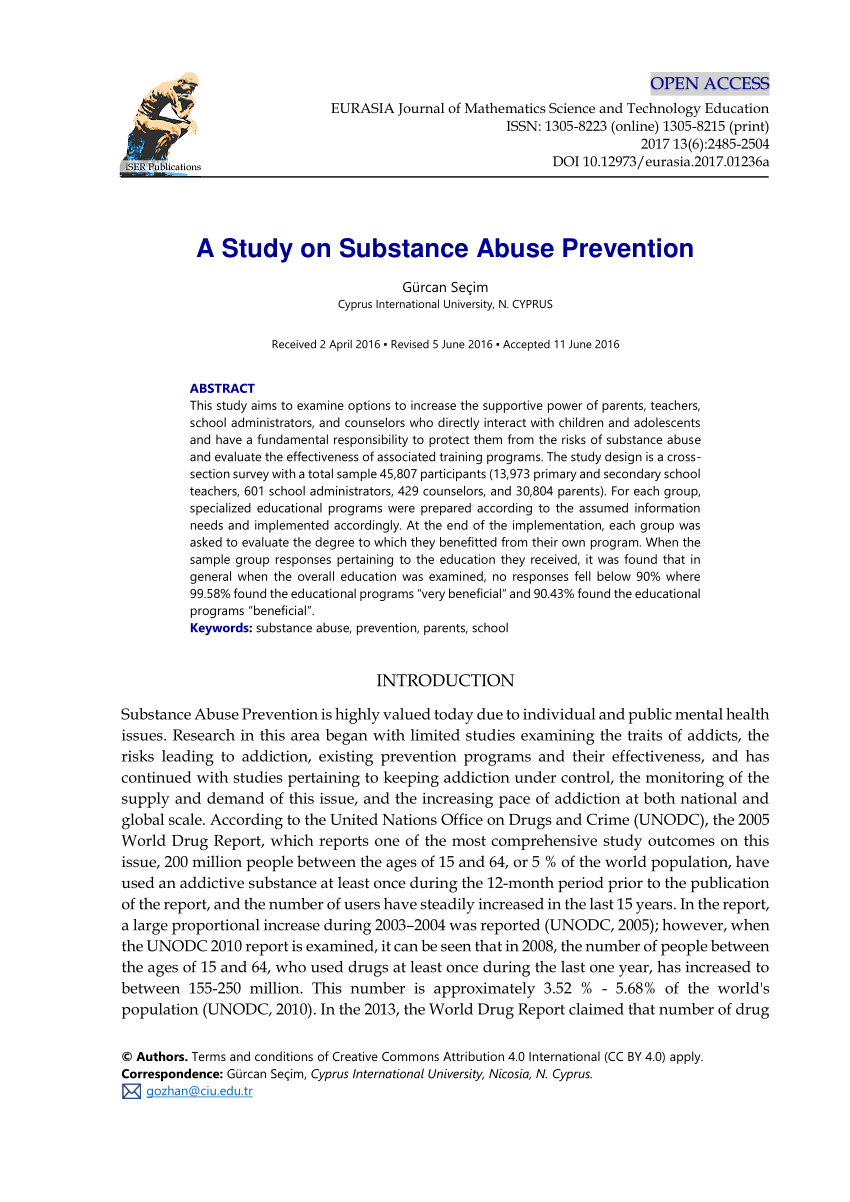 research paper on drug abuse pdf