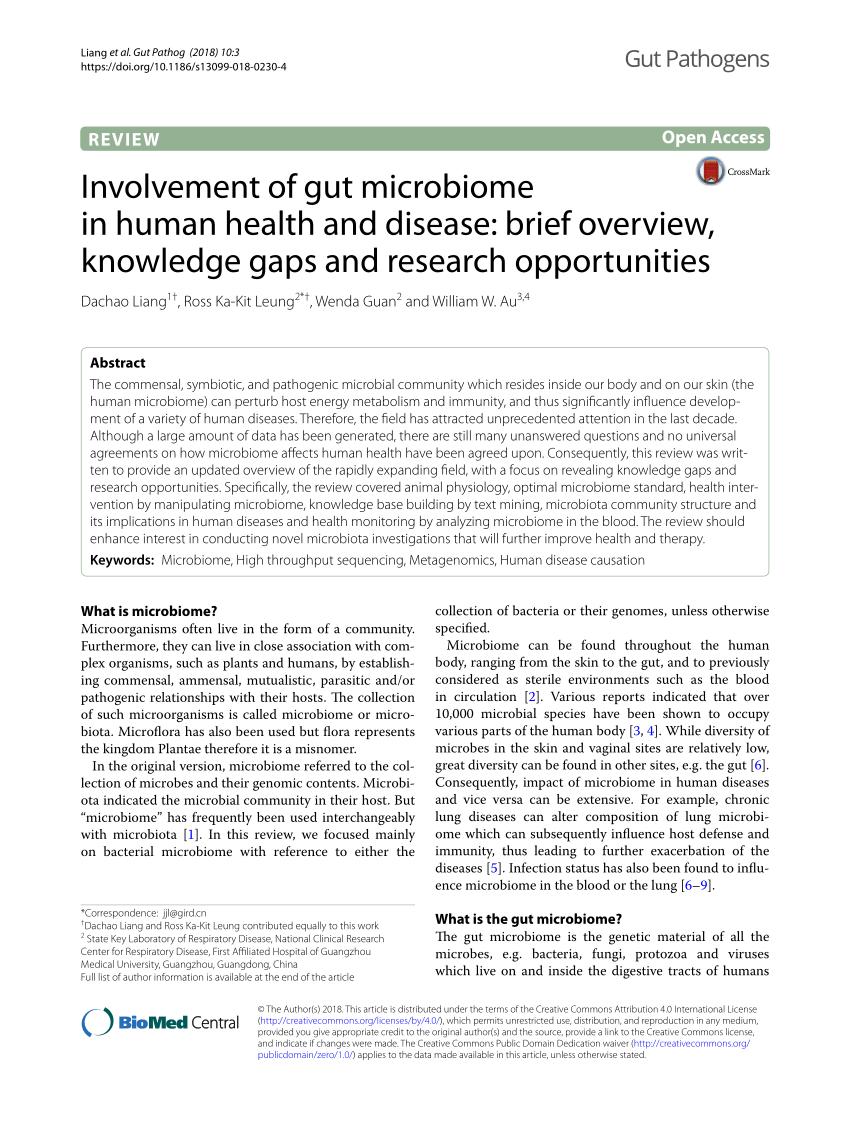 gut health research paper