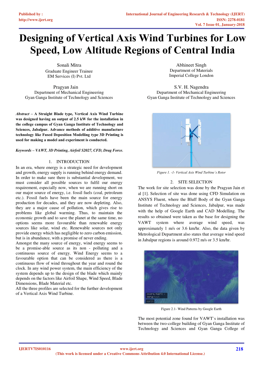 wind turbine research paper pdf