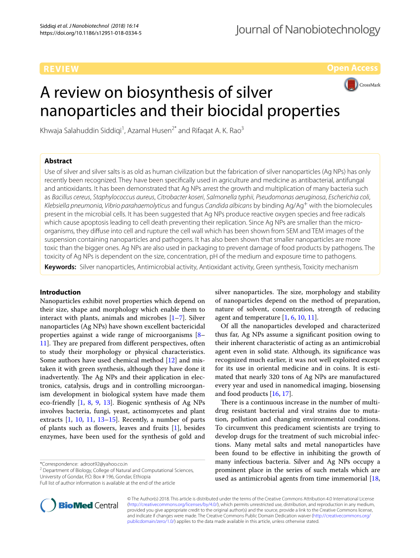 silver nanoparticles phd thesis