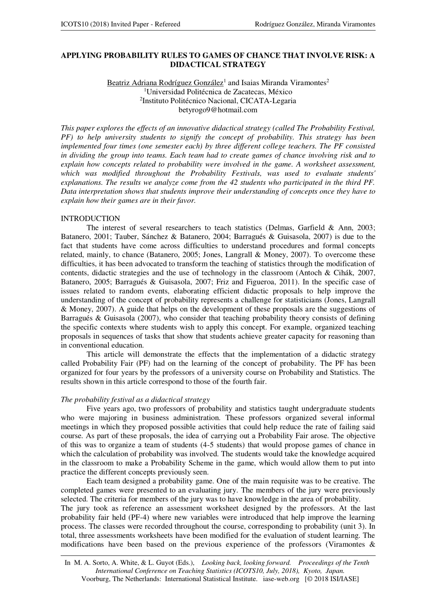 applying probability rules assignment