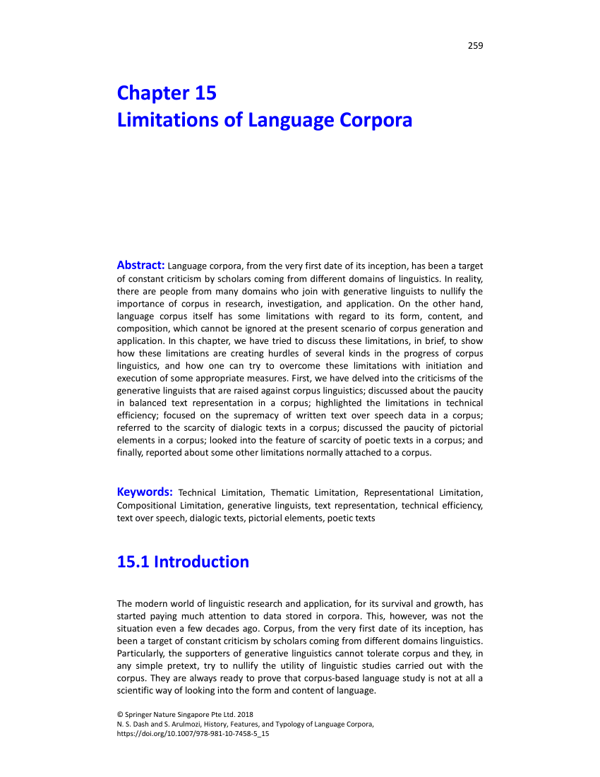 limitations of language research