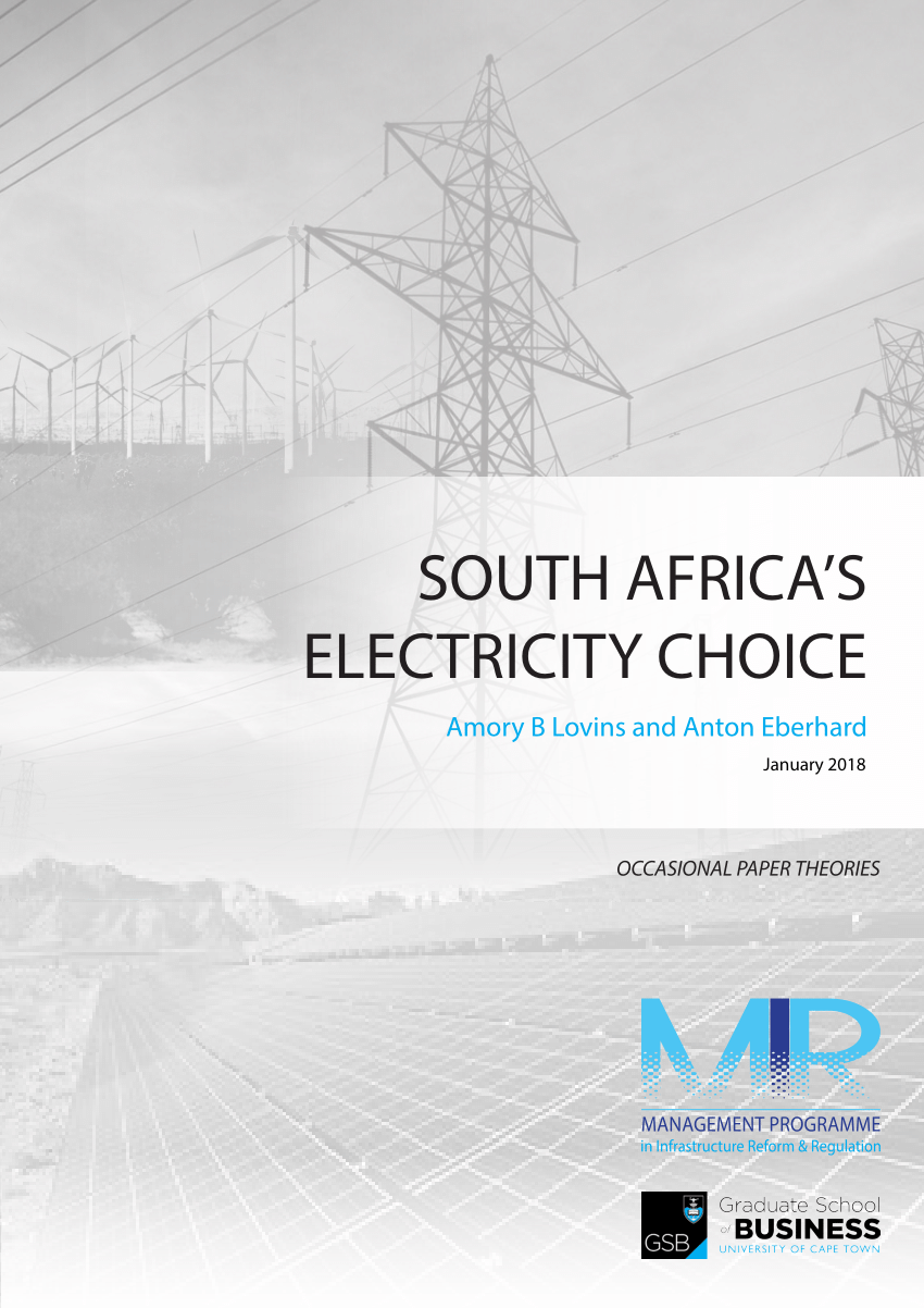 history of electricity in south africa essay