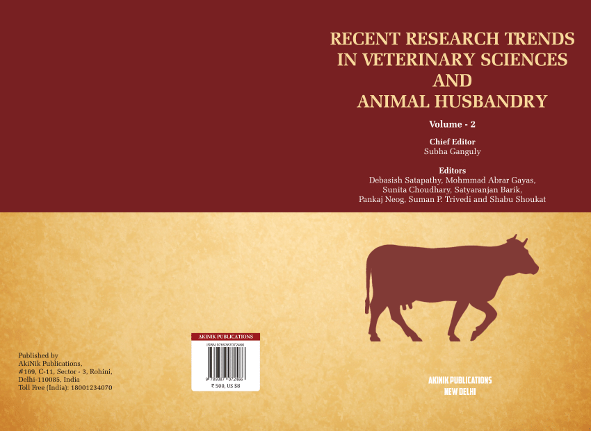 PDF) Recent Research Trends in Veterinary Sciences and Animal Husbandry  (Volume 2)