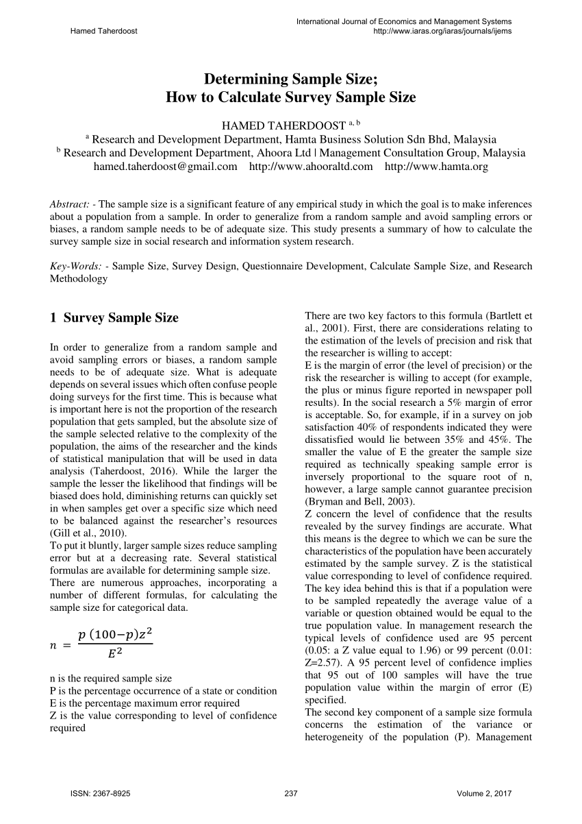 sample methodology research paper
