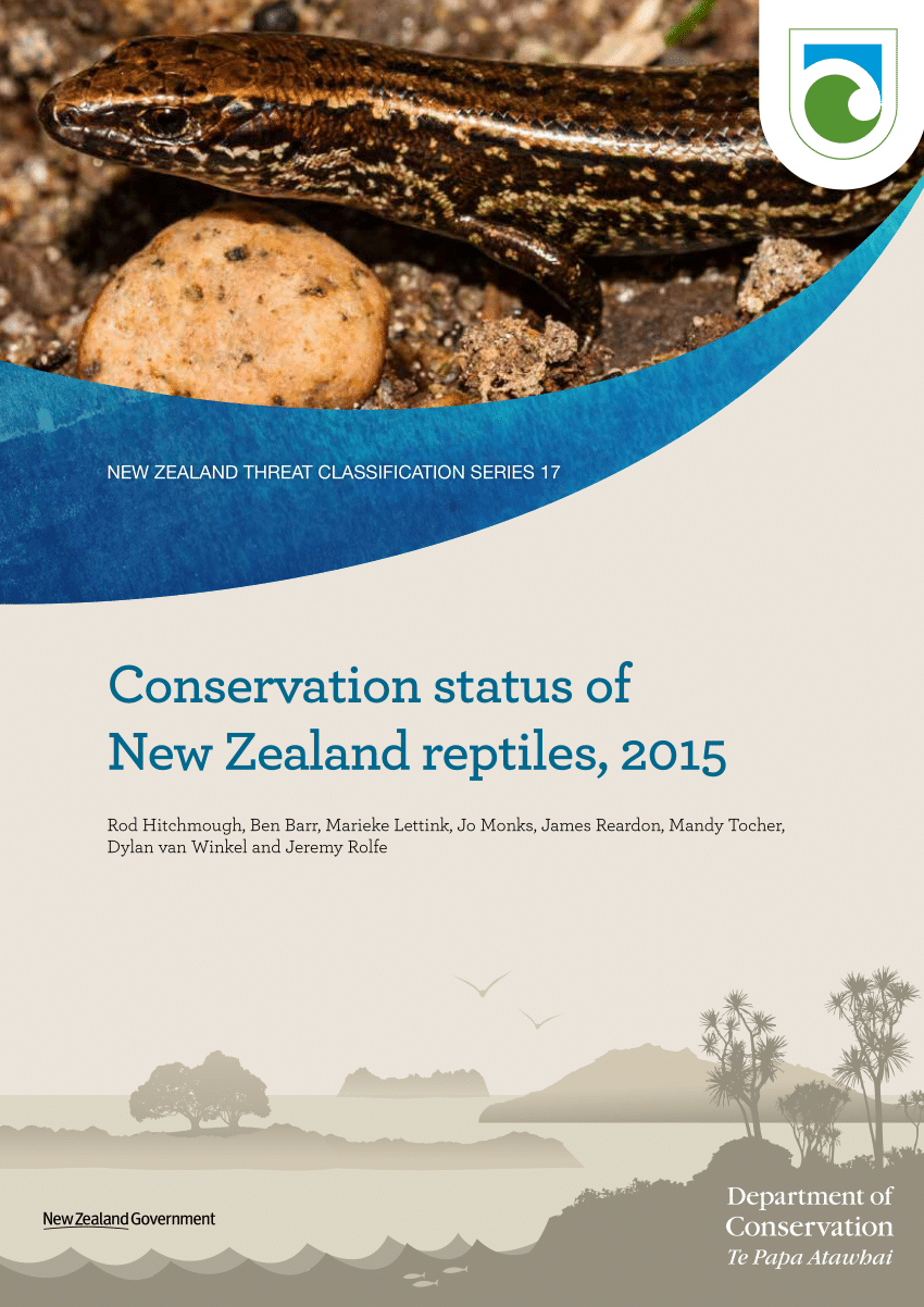 (PDF) Conservation status of New Zealand reptiles, 2015