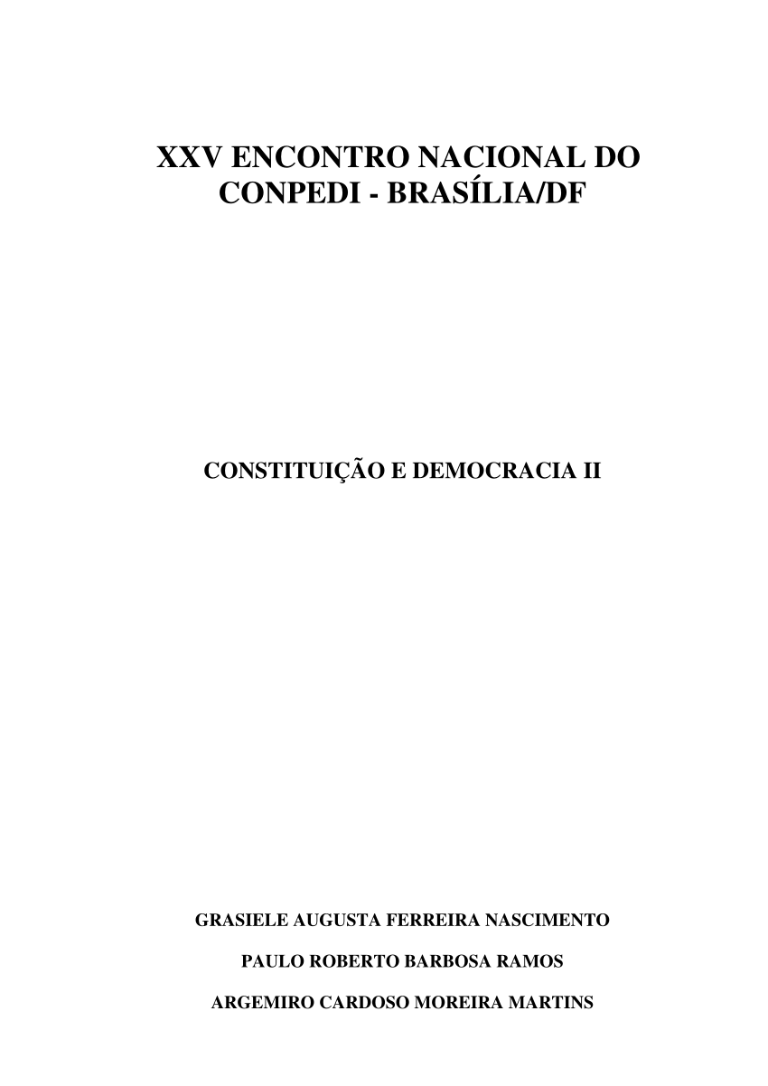 PDF) É Preciso Levar a Democracia a Sério. Discussões em torna da Teoria de  Ronald Dworkin. Anais V Seminário Internacional