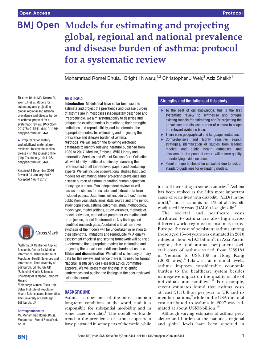 research proposal on asthma