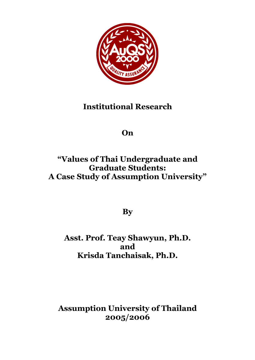 thesis in thai language