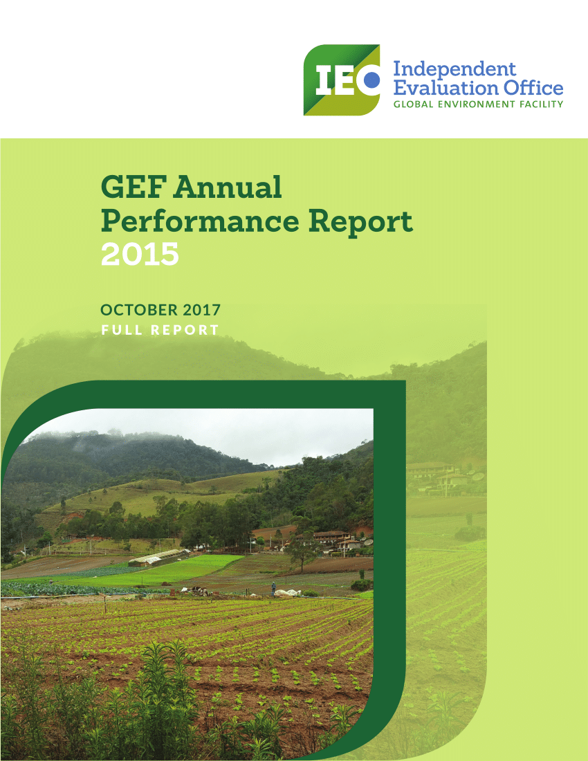  PDF GEF Annual Performance Report 2015