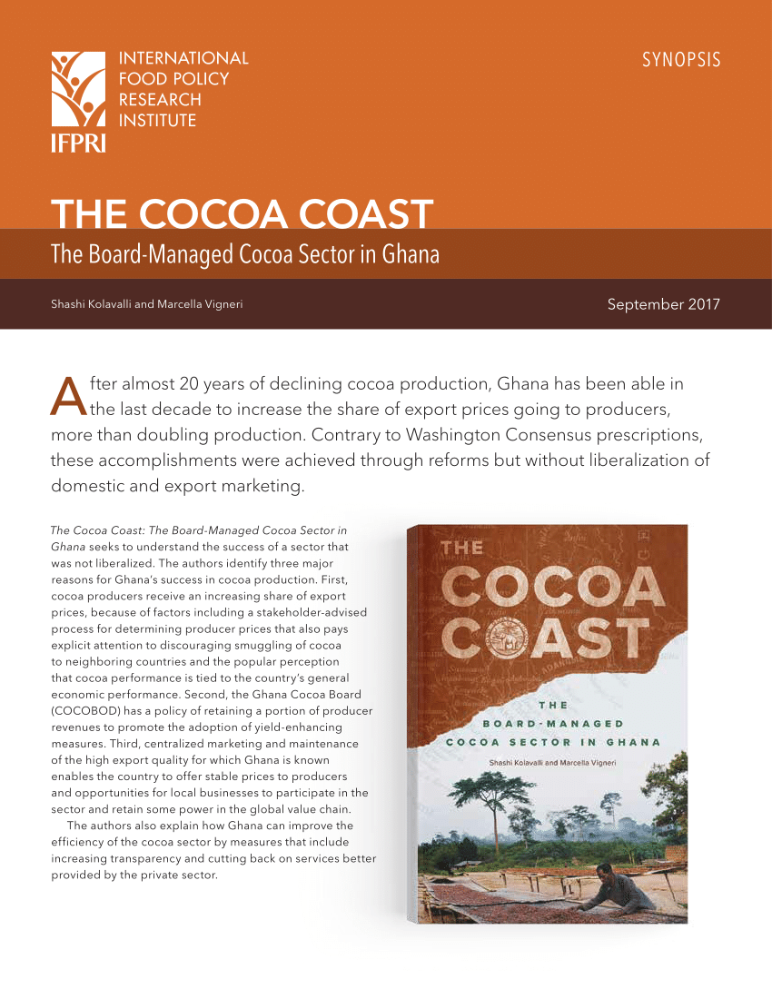 (PDF) The BoardManaged Cocoa Sector in Ghana