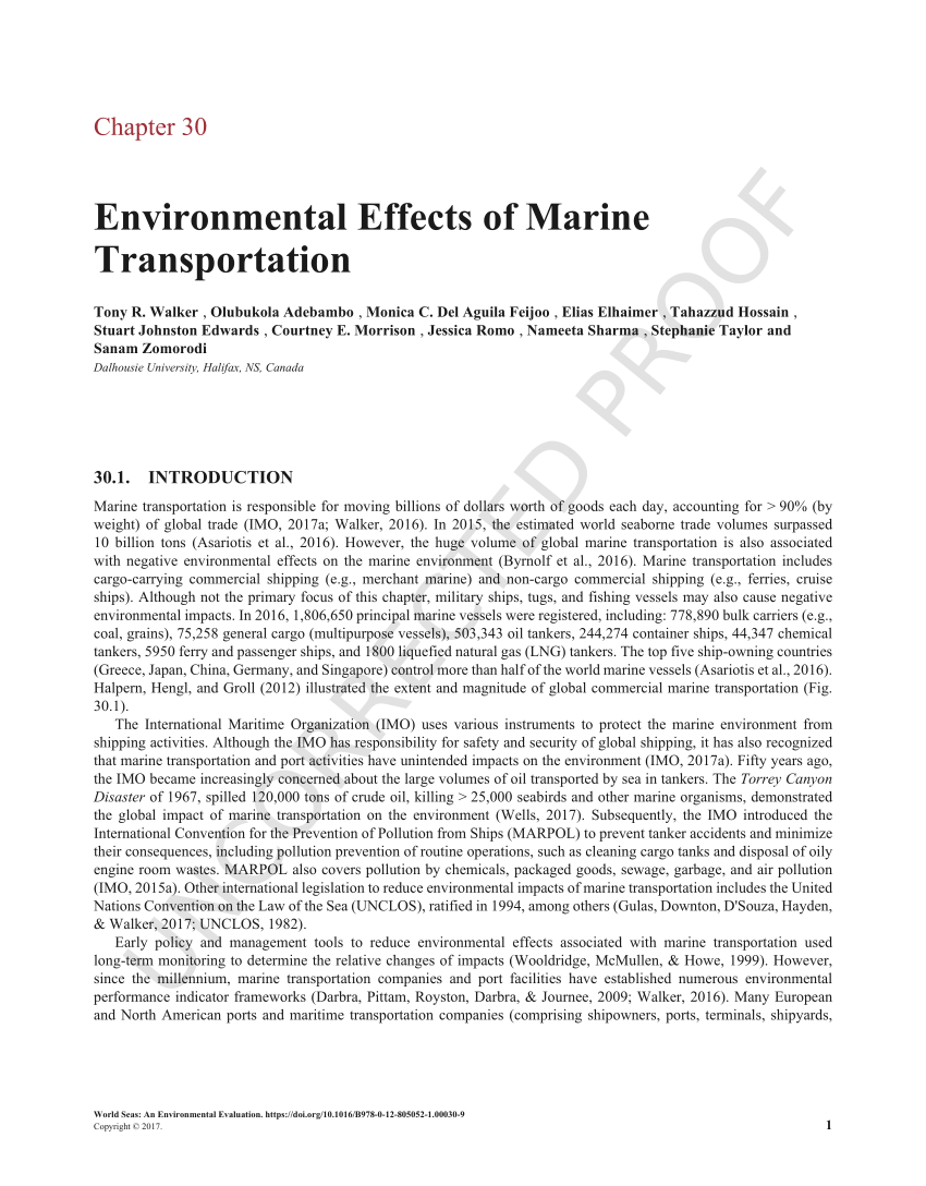 sample maritime research paper