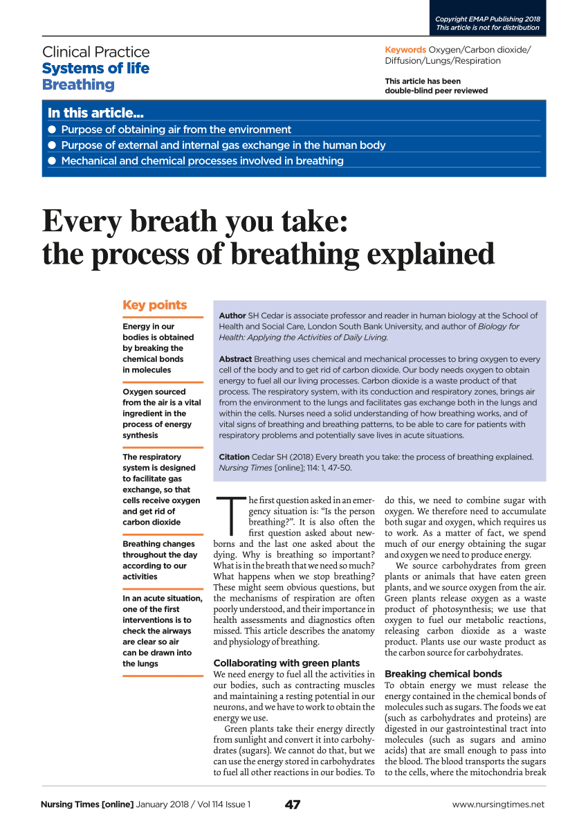 PDF) Every breath you take