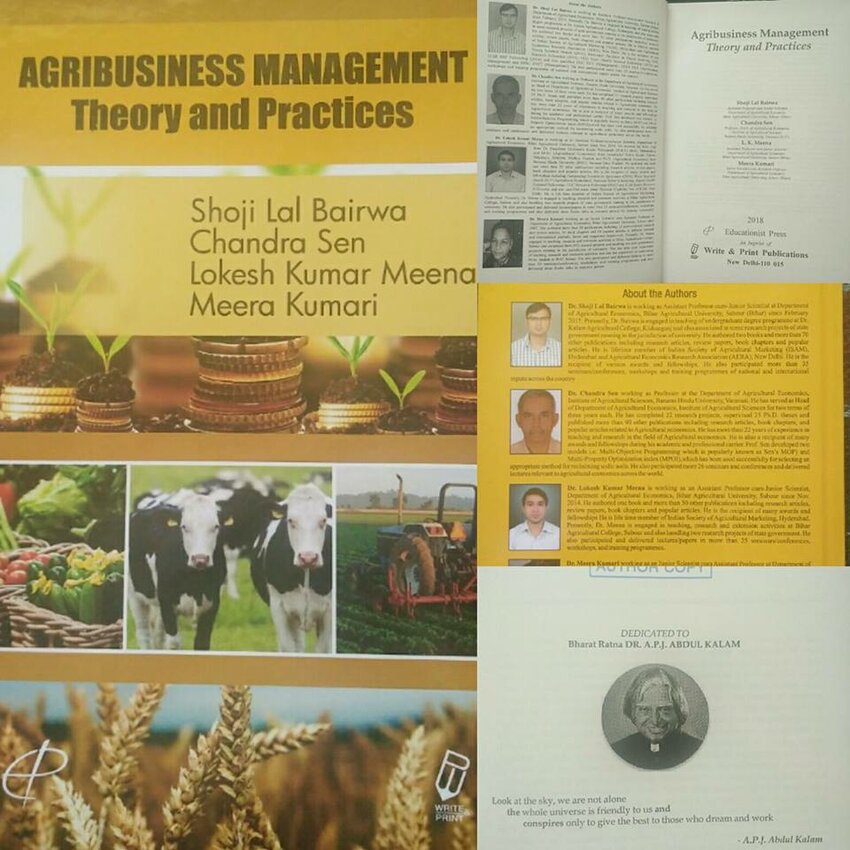 research paper on agribusiness management