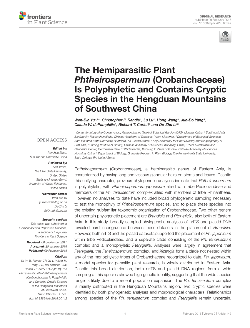 Neighbor-net analysis of Pedicularis section Cyathophora using nrITS