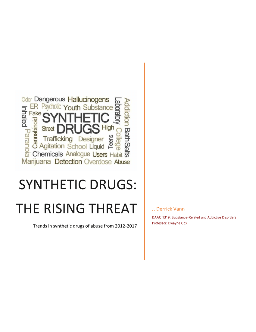 research paper of synthetic drugs