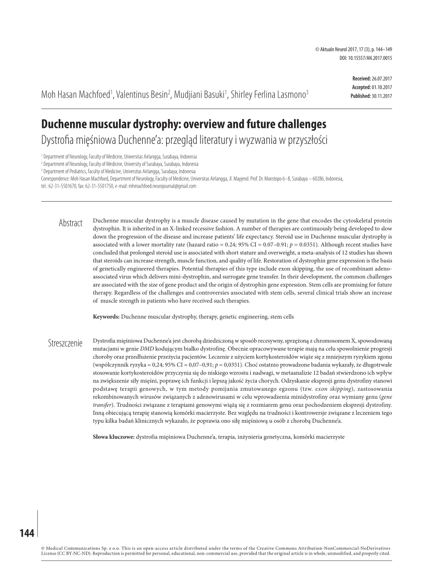 research paper on duchenne muscular dystrophy