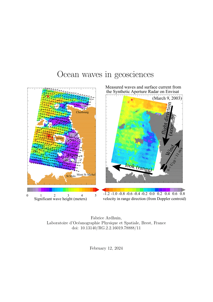 PDF) Ocean waves in geosciences