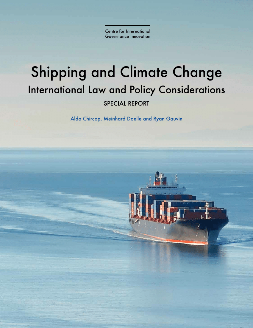 PDF) International and Policy Considerations for Shipping's Contribution to Climate Change