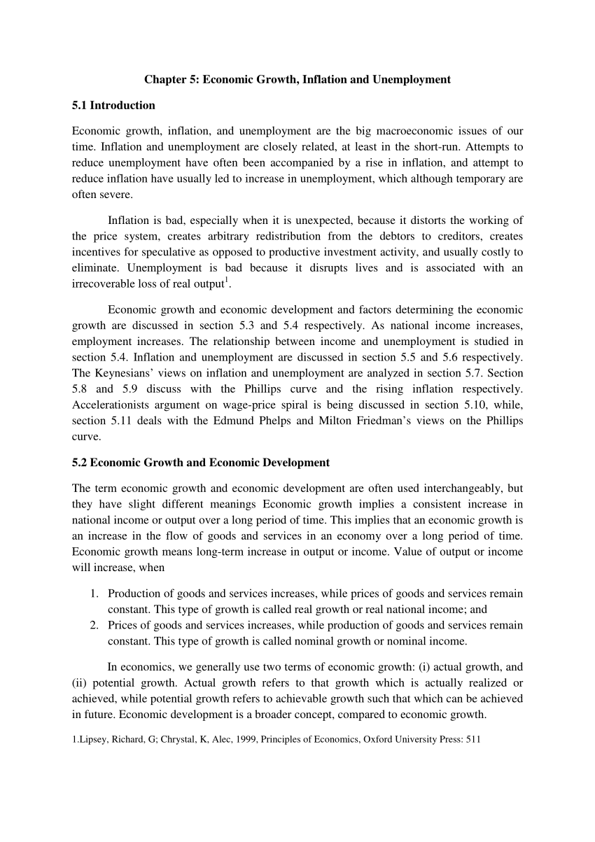 research paper about economic growth