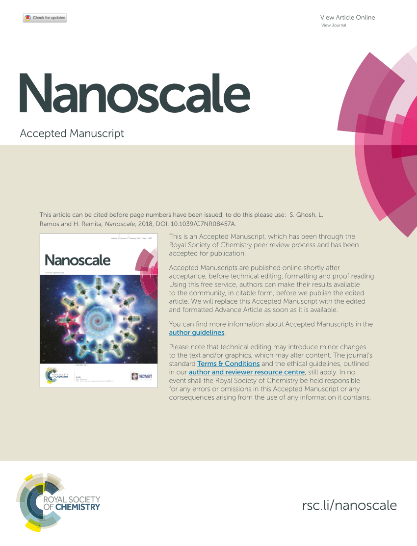 PDF) Nanoscale Nanoscale Swollen Hexagonal Liquid Crystals as 