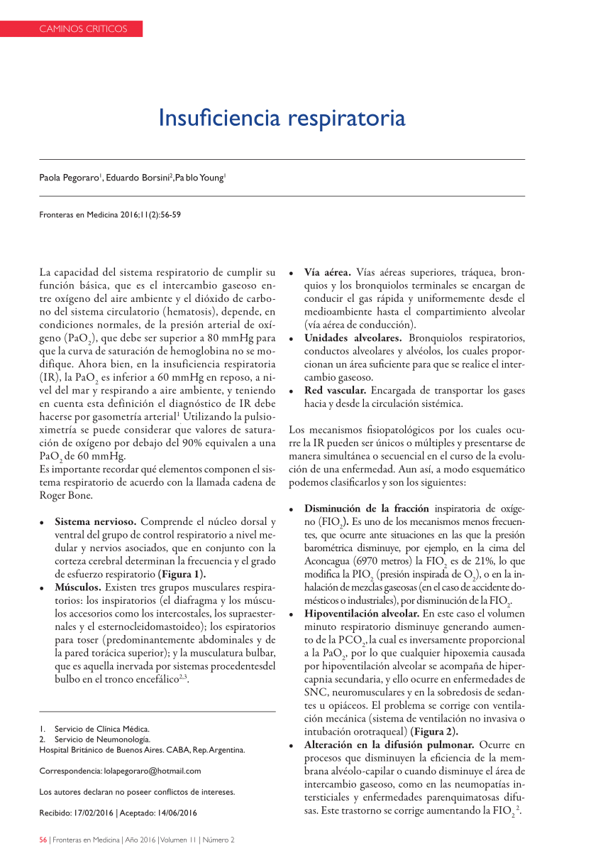 (PDF) Insuficiencia respiratoria