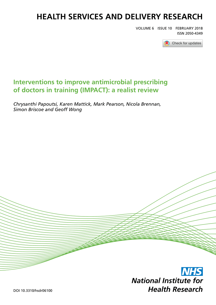 Download (PDF) Interventions to improve antimicrobial prescribing ...