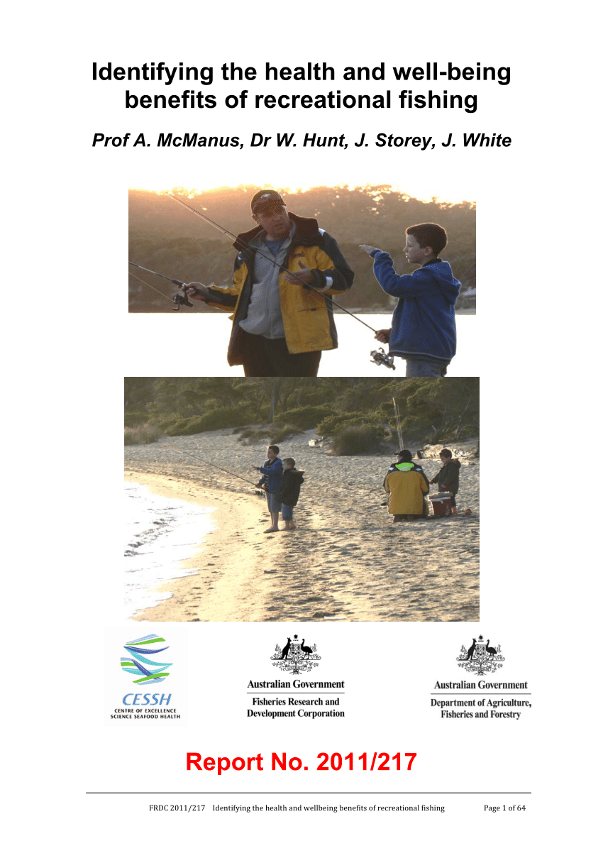 PDF) Identifying the health and well-being benefits of recreational fishing.