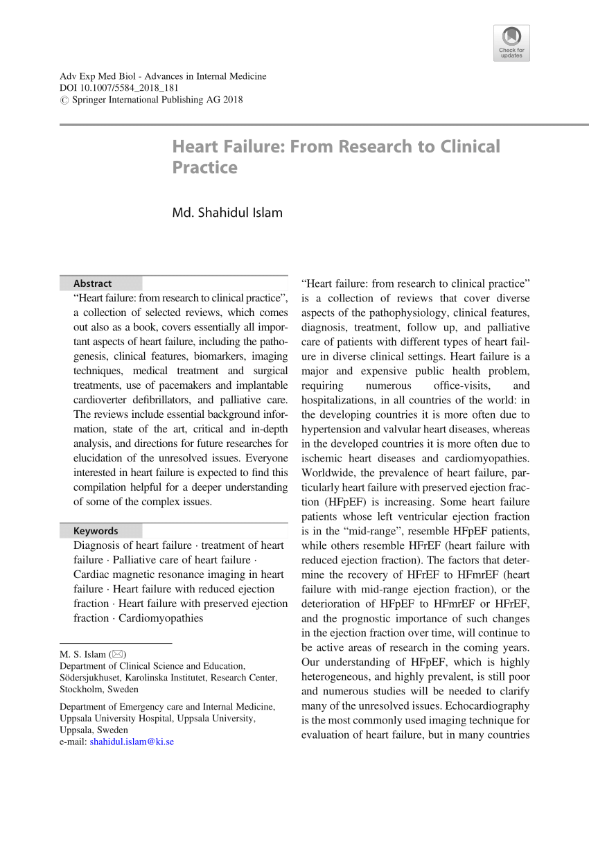 research article on heart disease