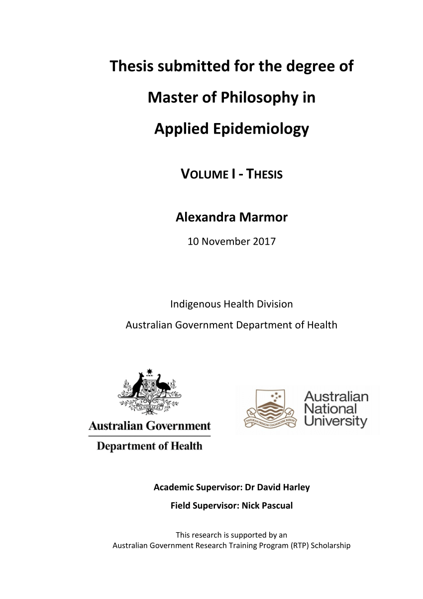 degree thesis title