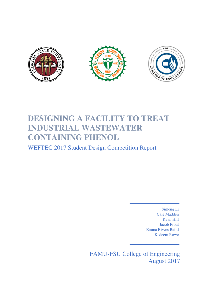 (PDF) DESIGNING A FACILITY TO TREAT INDUSTRIAL WASTEWATER CONTAINING