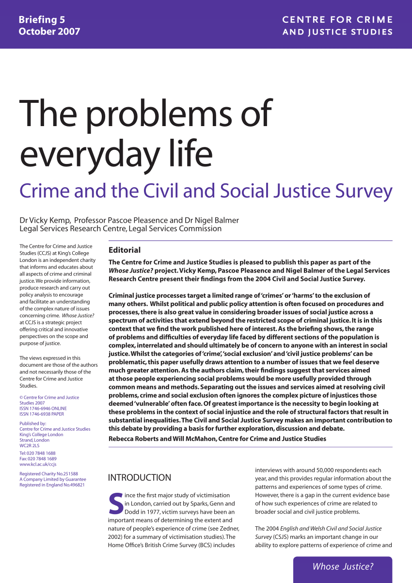 pdf the problems of everyday life crime and the civil and social