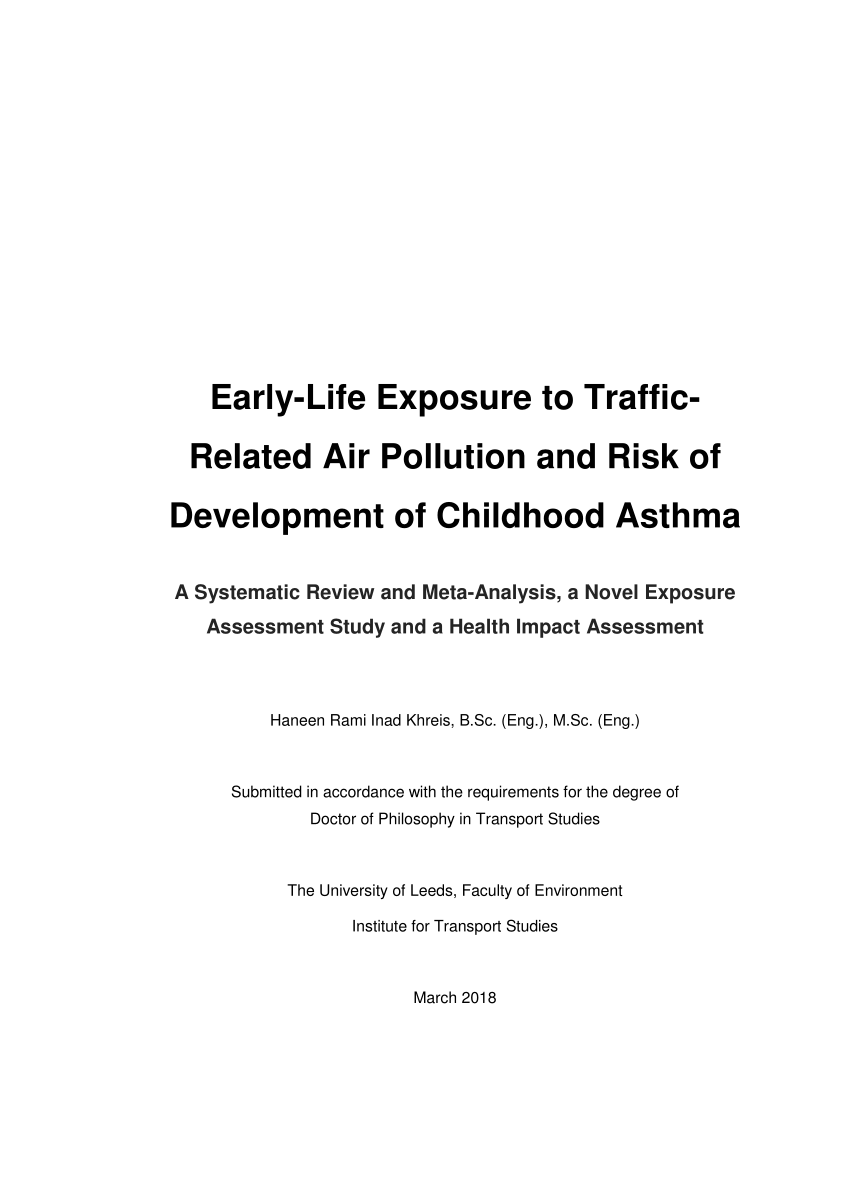 air pollution and asthma case study