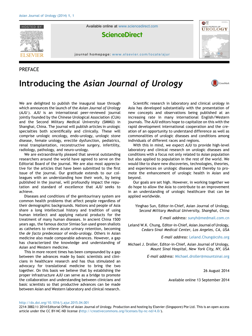 asian journal of research and reports in urology