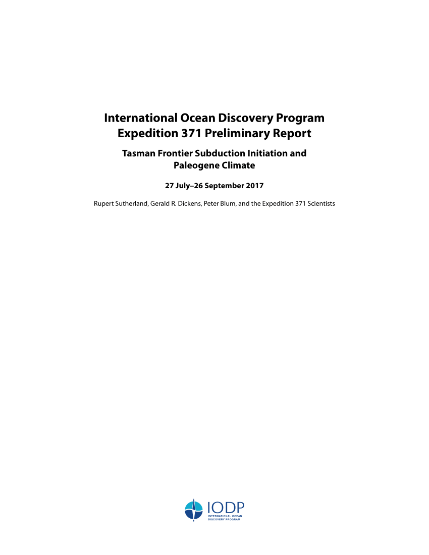 Pdf Tasman Frontier Subduction Initiation And Paleogene Climate