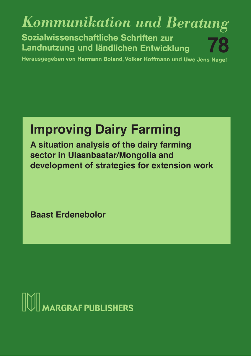 research paper on dairy farmers