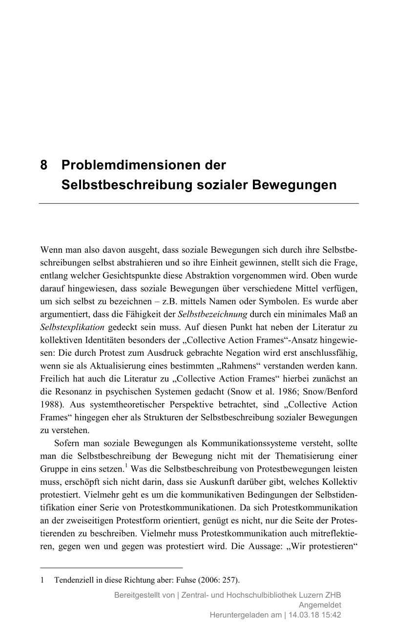 selbstbeschreibung beispiel