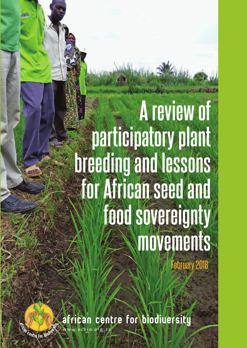 PDF) A review of participatory plant breeding and lessons for ...