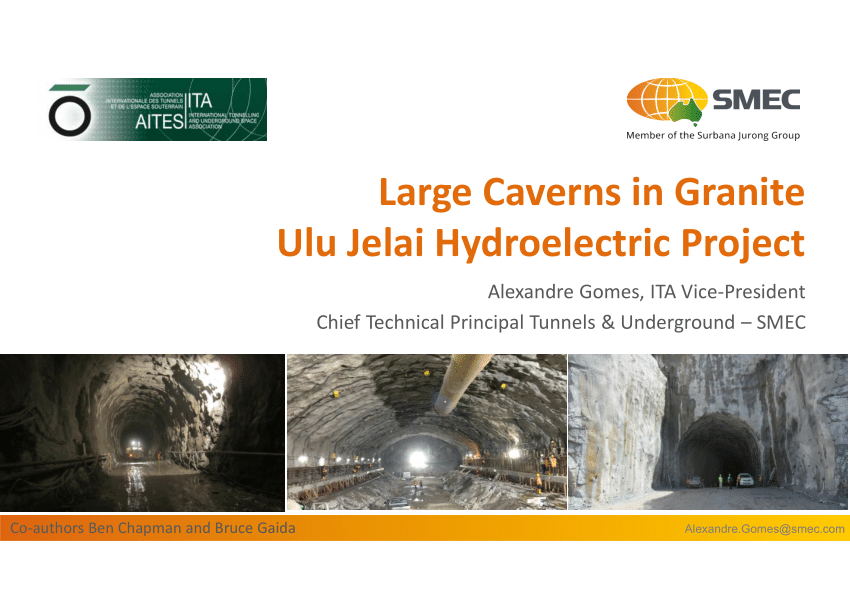 (PDF) Design and Construction of Large Underground Caverns ...