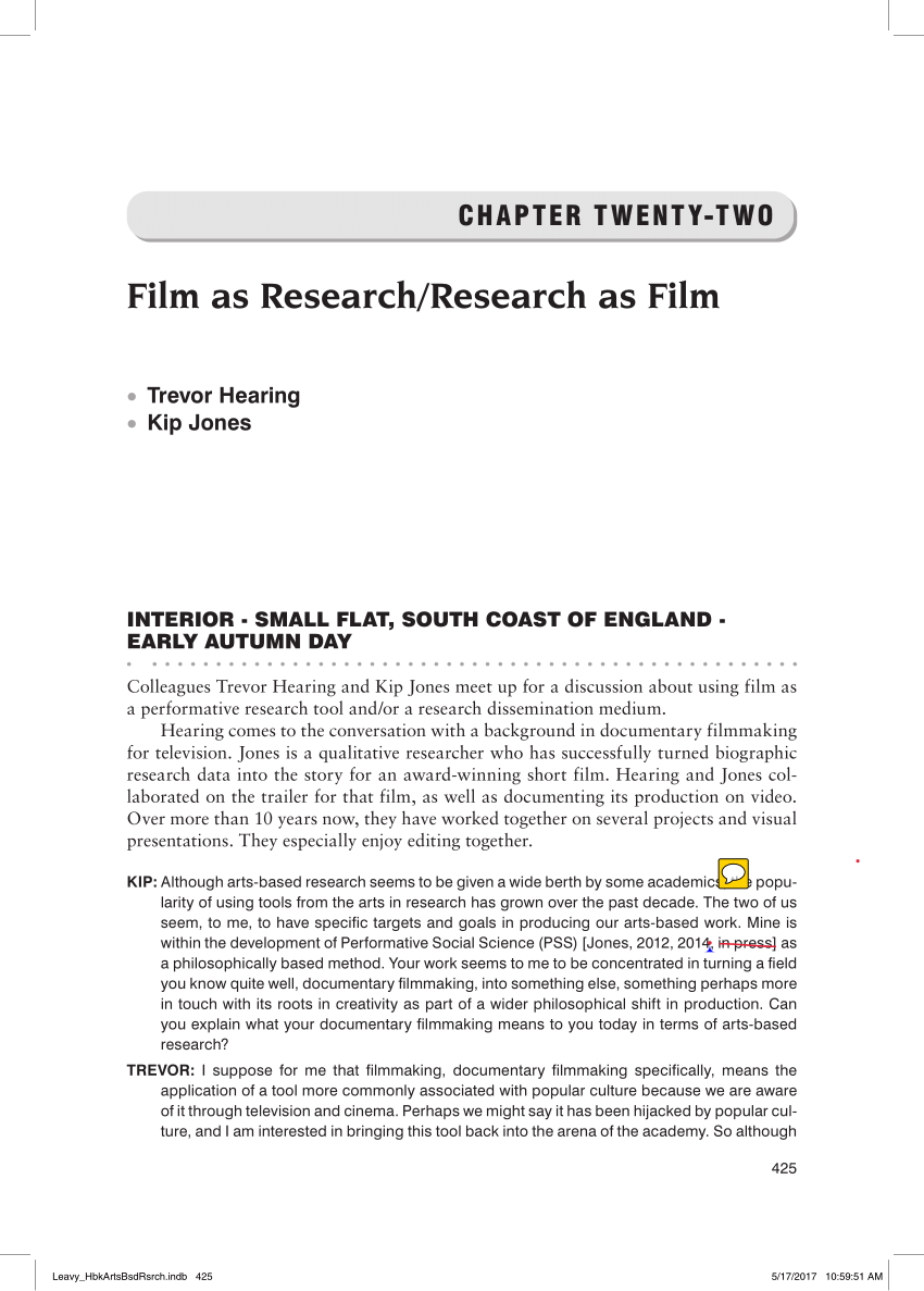 film research article