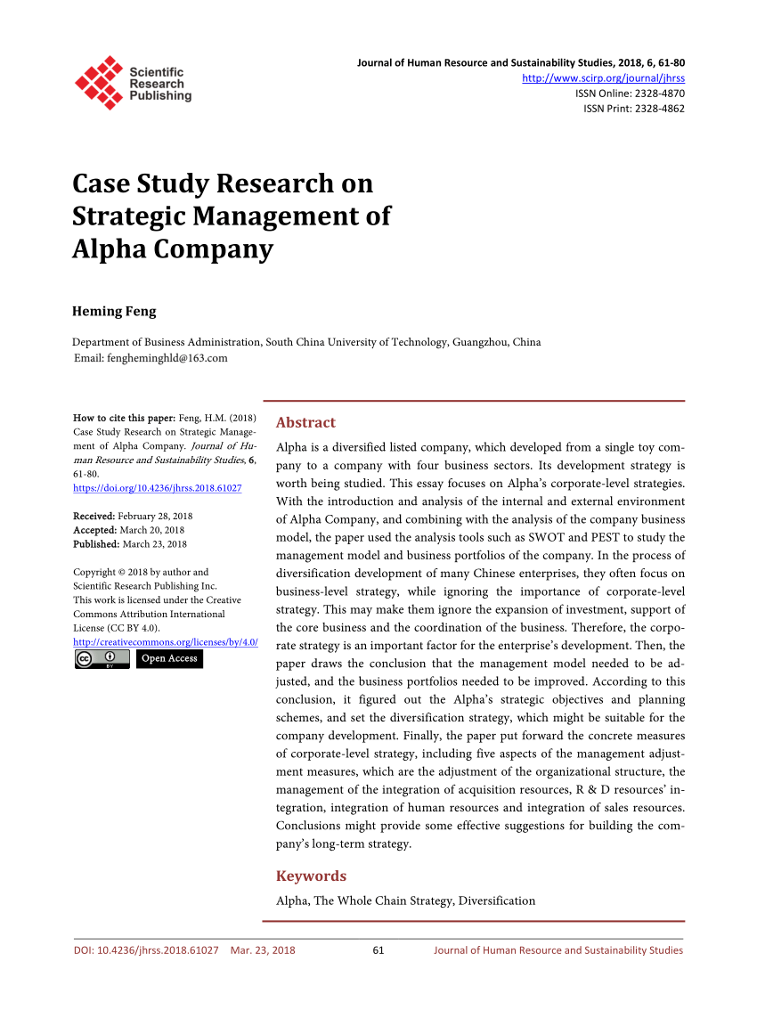 strategic case study research