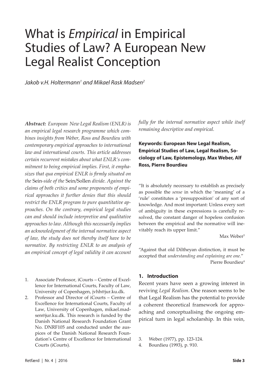empirical research on law
