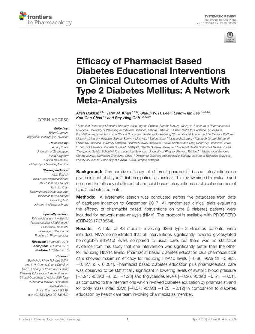 pharmacy case study diabetes