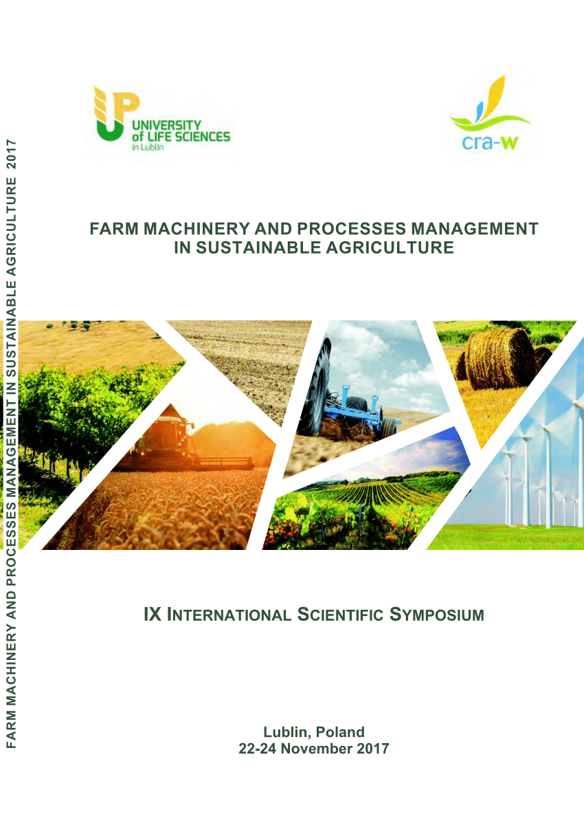 (PDF) SUSTAINABLE INTENSIFICATION OF MODERN AGRICULTURE THROUGH ...