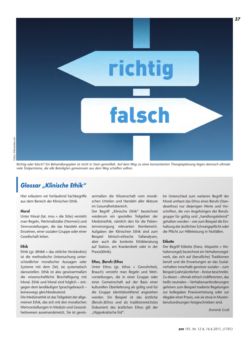 Pdf Glossar Klinische Ethik