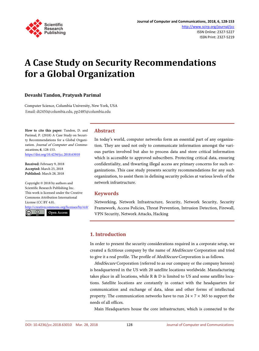 case study on network security