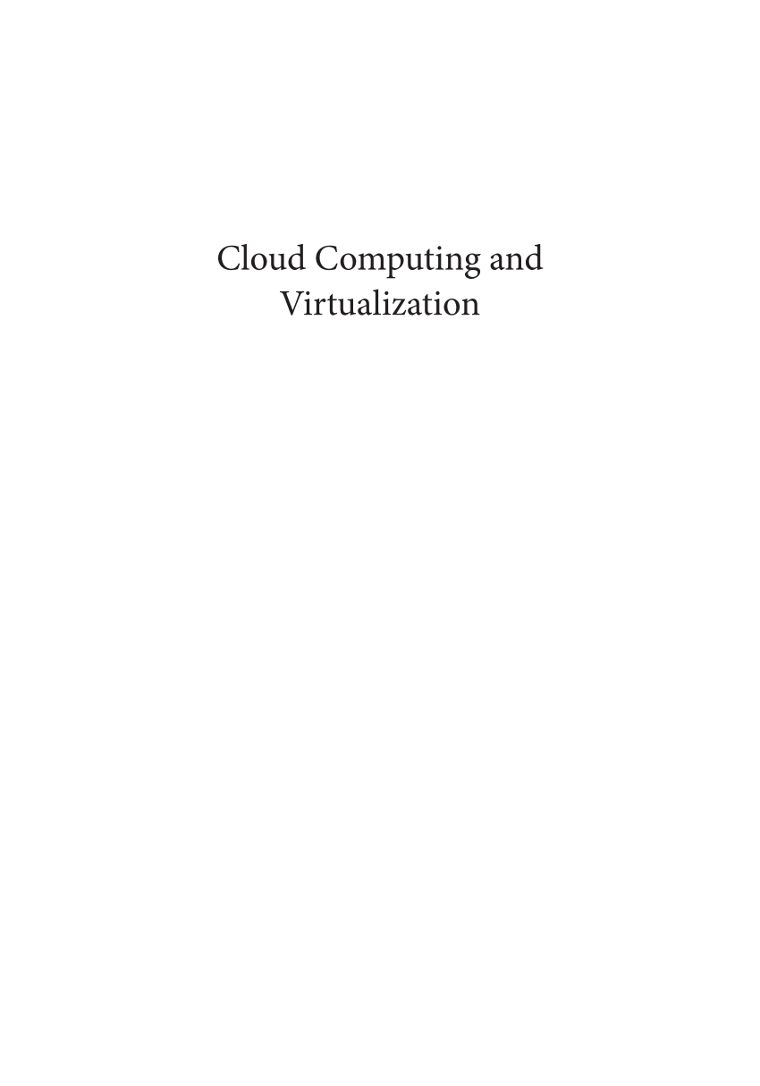 virtualization in cloud computing research papers pdf