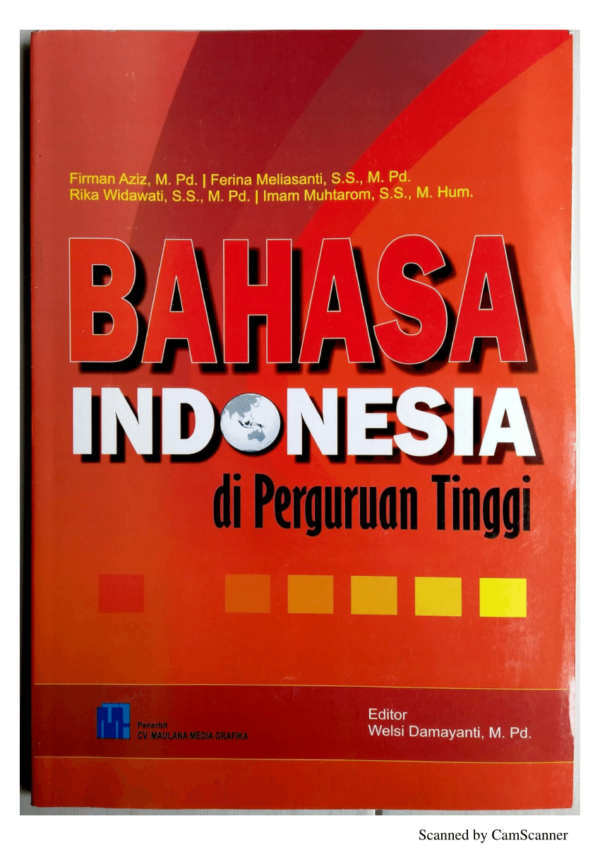  PDF Bahasa Indonesia di Perguruan Tinggi